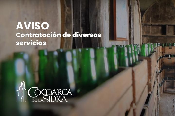 ADRI Comarca de la Sidra abre el plazo para recibir ofertas para la contratación de diversos servicios